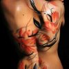 Tatuagem em Aquarela de Flor de Lótus