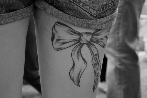 60 Most Amazing Bow Tattoo Design Pictures