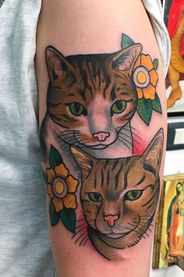 Significado de Tatuagem de Gatos - BlendUp Tattoos
