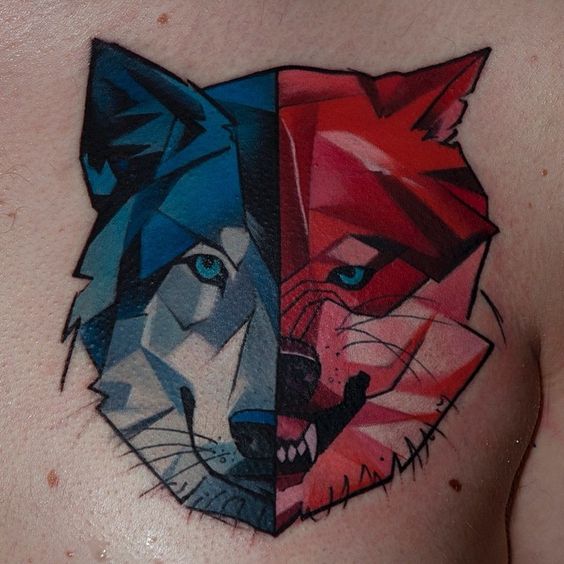 Wolfskopf frau tattoo bedeutung mit ▷ 50+