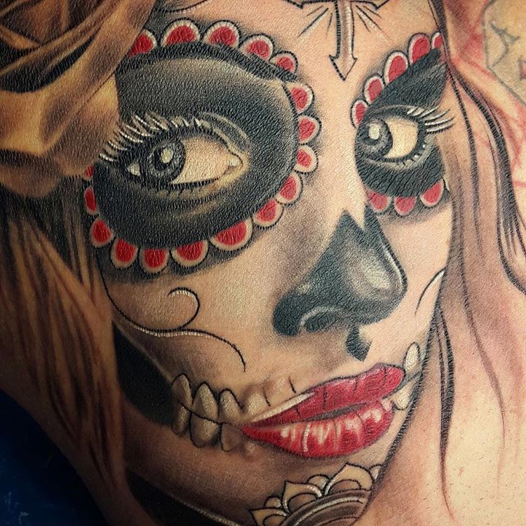 Oh querido Relación no Significado del tatuaje de la Catrina (calavera mexicana del Día de los  Muertos) | BlendUp