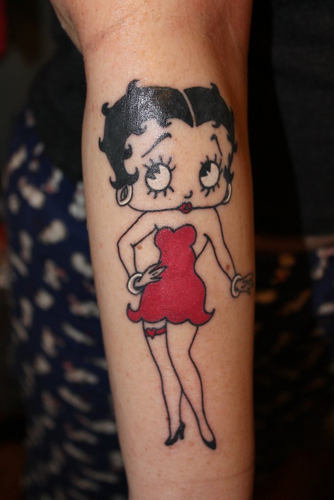 Betty Boop Tattoo  Tattoo Designs Tattoo Pictures