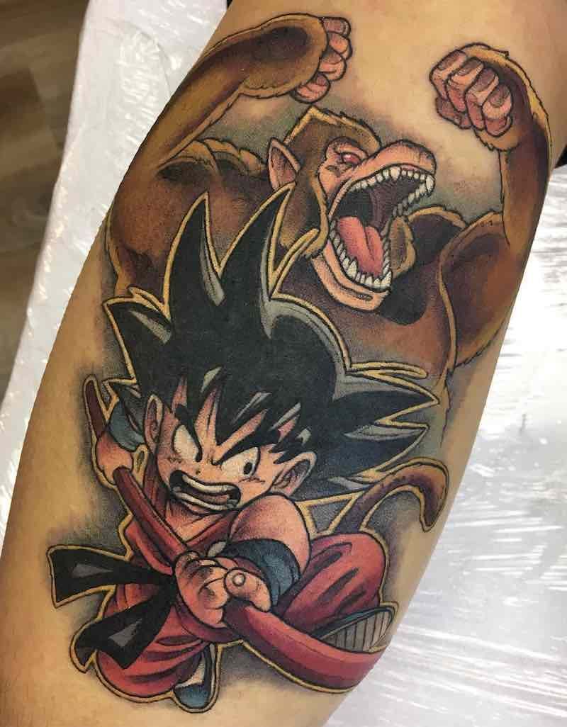 My first anime tattoo. Vegeta is my favorite. : r/Animetattoos