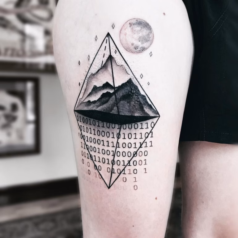 Significado de Tatuagens com Código Binário