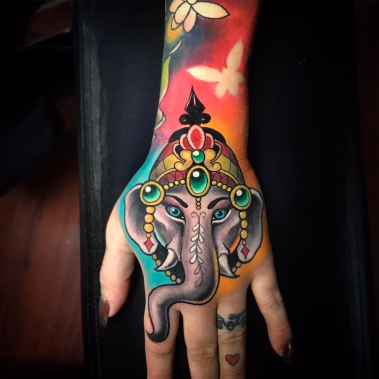 Significado de Tatuagens de Ganesha