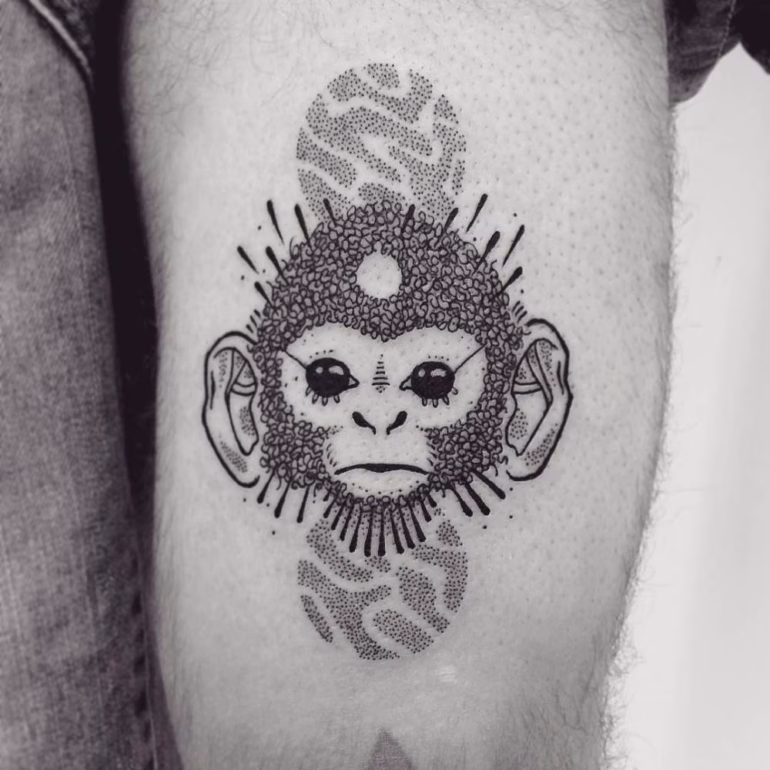 Significado de tatuagem de Macaco