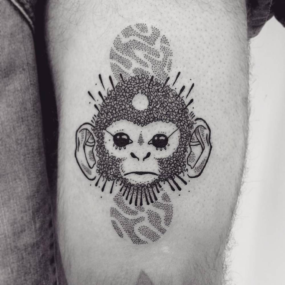 Monkey Tattoo Images  Browse 12287 Stock Photos Vectors and Video   Adobe Stock