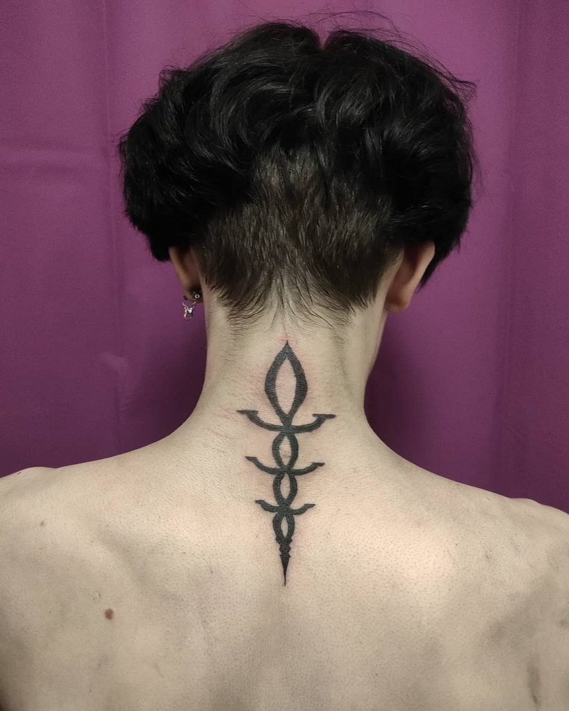 Tattoo uploaded by Olivia Workman  The Moon rune from Bloodborne which  grants more experience to players who equip it  Tattoodo