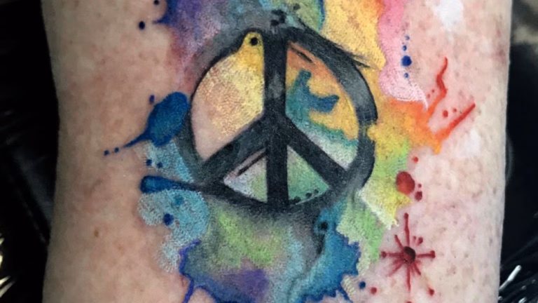 Significado de Tatuagens com o Símbolo da Paz