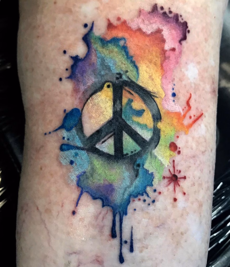 Significado de Tatuagens com o Símbolo da Paz