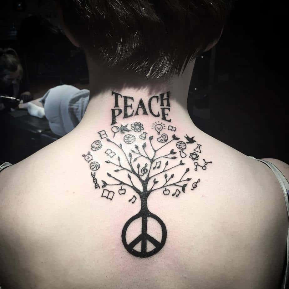Meaning of Tattoos with the S Cake of Peace | BlendUp