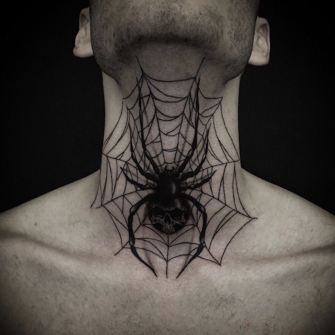 Significado de Spider Web Tattoo | BlendUp