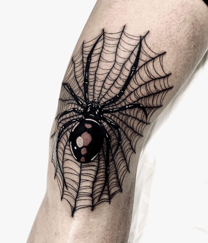 Significado de Spider Web Tattoo | BlendUp