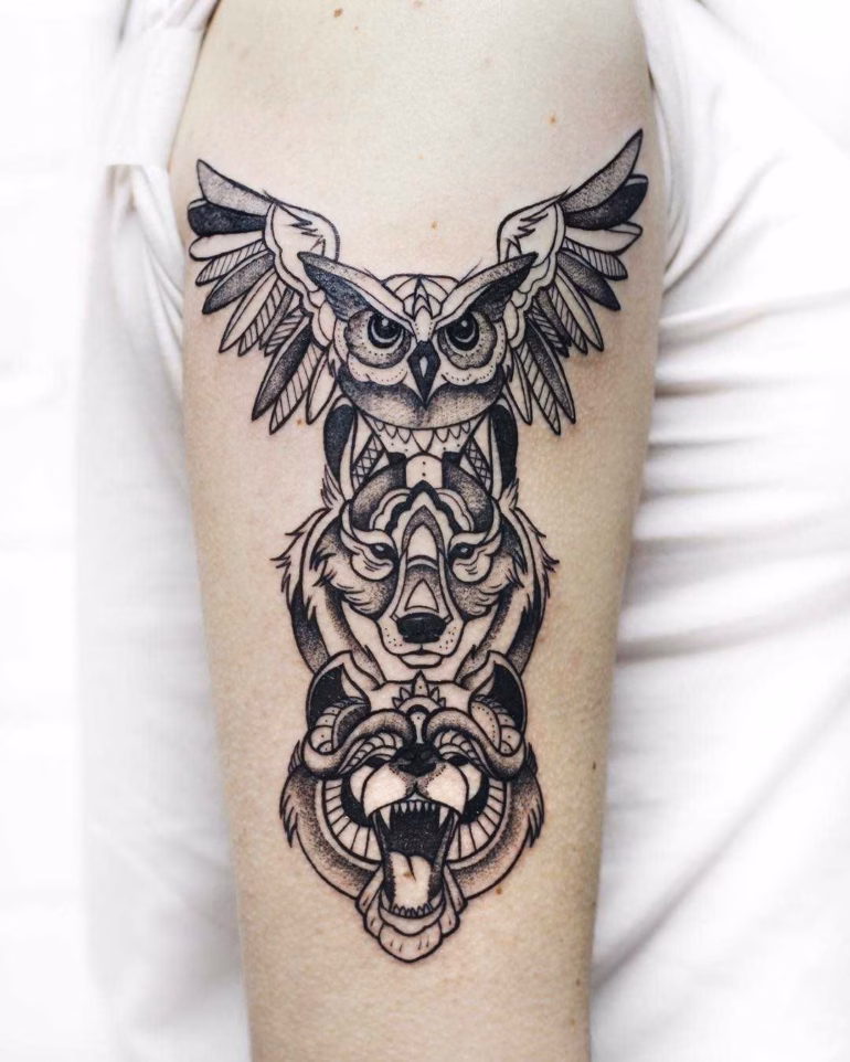 Significado de Tatuagem de Totem