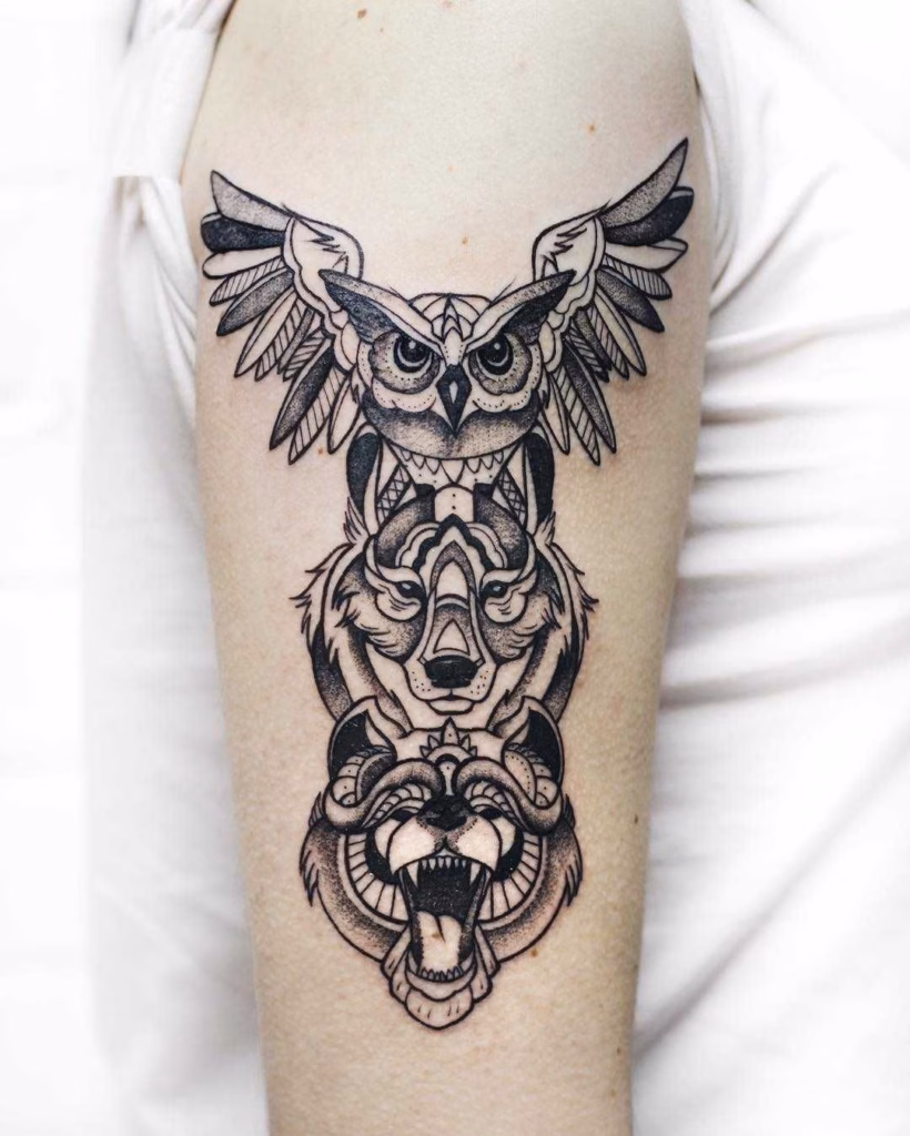 Significado de Tatuagem de Totem
