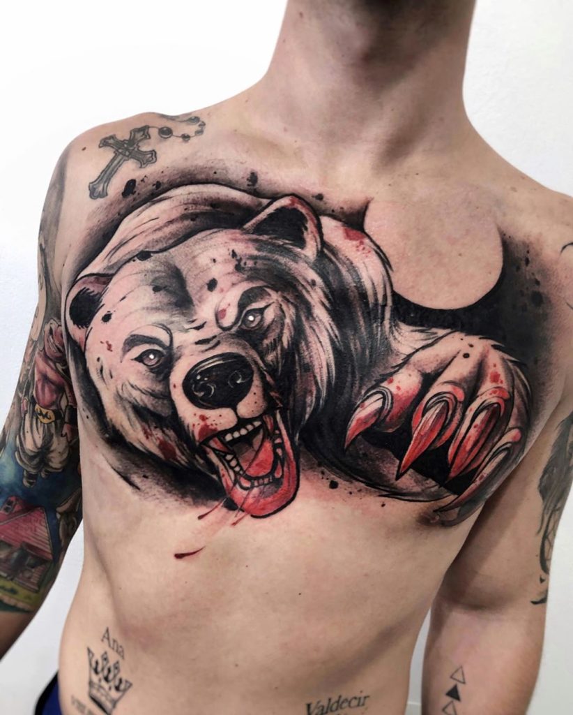101 Best Grizzly Bear Tattoo Ideas You Have To See To Believe  Outsons