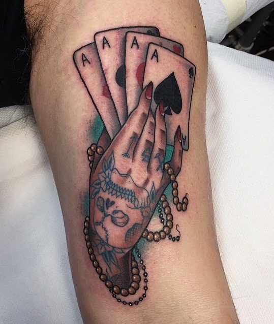Best Ace Tattoos and 5 Free Ace Tattoo Designs  Tattoo Insider  Ace tattoo  Tattoo designs Card tattoo