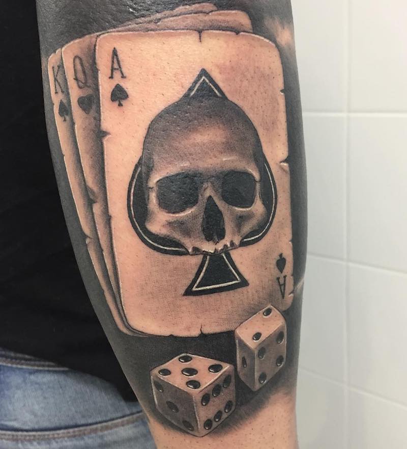 Neck Deep Tattoo   Smokin Ace of Spades tattoo by Mike  instagramcomtattoohandsome Wanna tattoo whacha want Mike can create  a custom one of a kind tattoo designed from your reference images