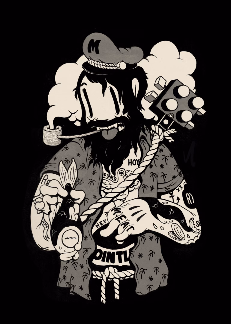 Dudes Factory e mcbess – Ilustrações Vintage