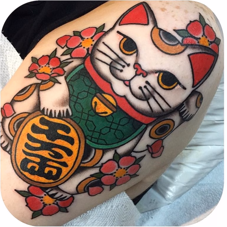 Significado de Tatuagens do Maneki Neko