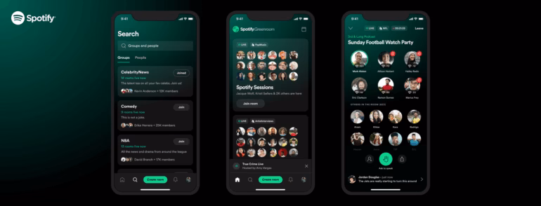 5 coisas que você precisa saber sobre o novo rival do Clubhouse: Spotify Greenroom