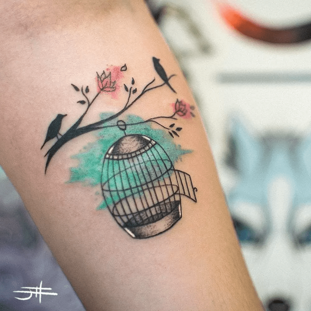 Cage And Bird Tattoo  Tattoo Designs Tattoo Pictures
