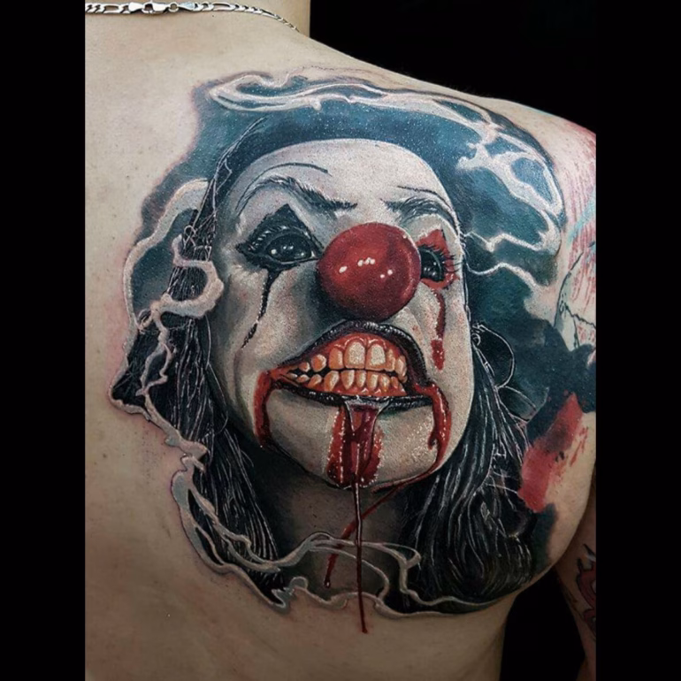 Fotos de Tatuagens de Palhaço