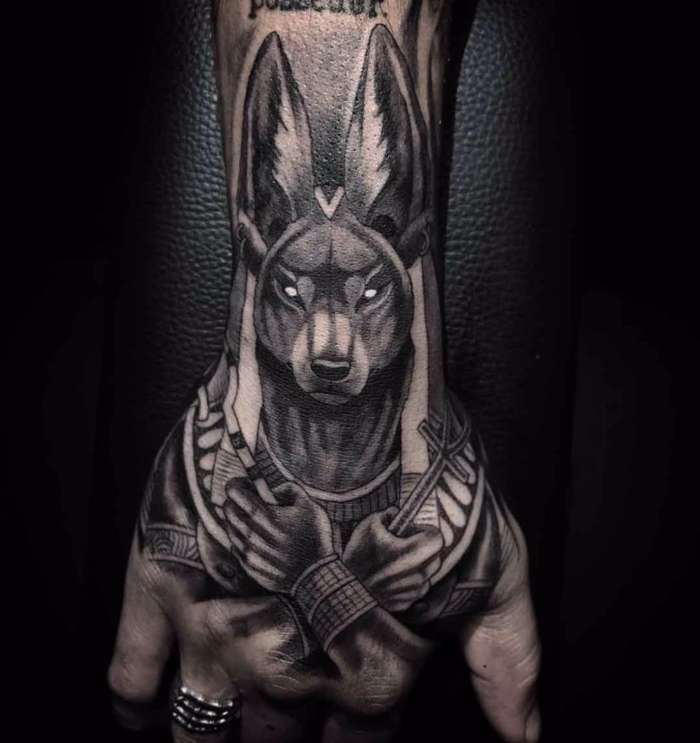 Significado de Tatuagem de Anubis