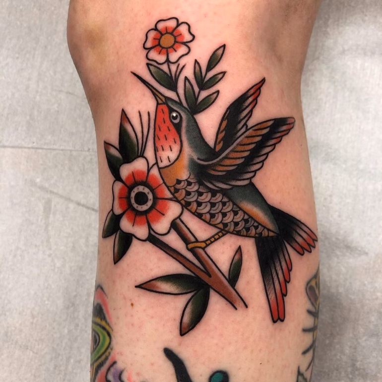 Significados de tatuagem de Beija-flor