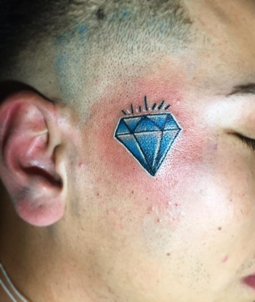 Share more than 69 diamond face tattoo latest  thtantai2