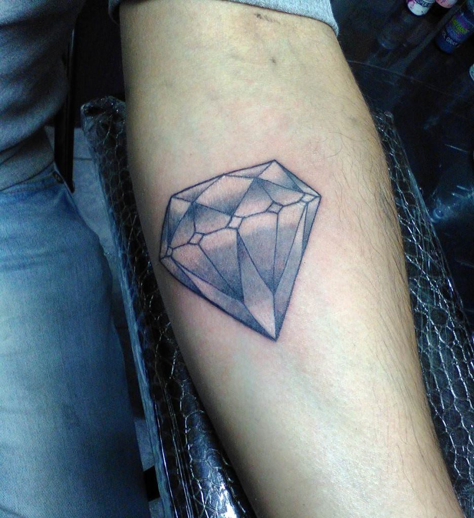 recuperação de pequeno diamante, restauração de tattoo #tattoo #tatuag