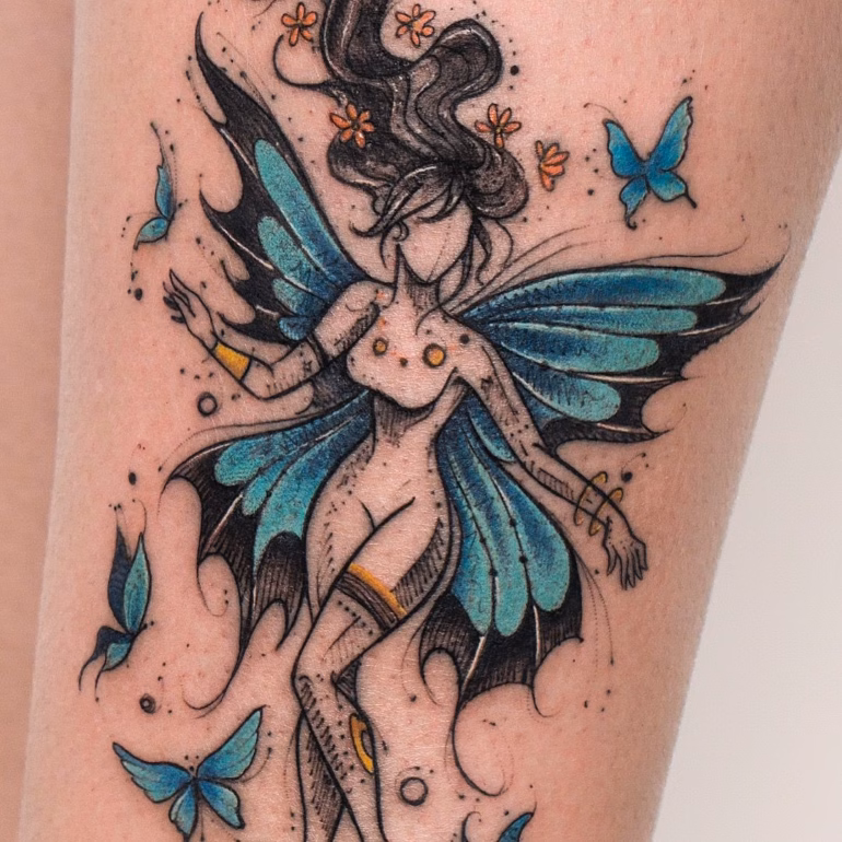 Significado de Tatuagens de Fada