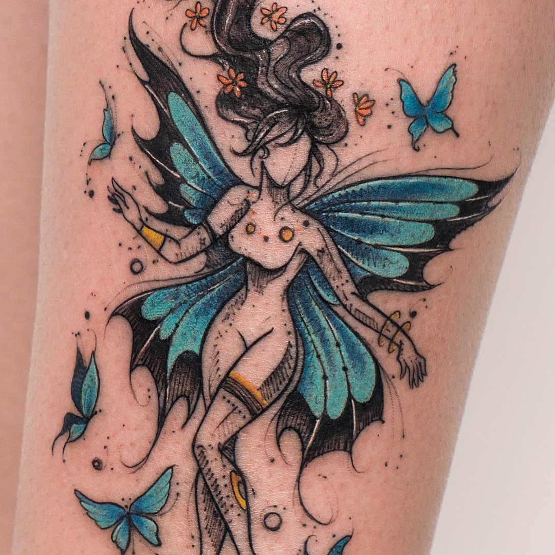 Tatuagem de fada: 60 modelos que expressam fantasia e imaginação