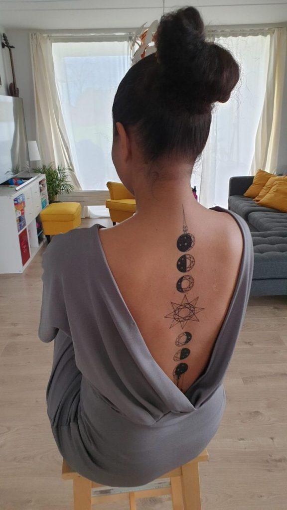 101 Best Moon Phases Spine Tattoo Ideas That Will Blow Your Mind  Outsons