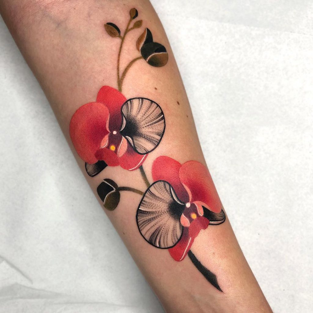 Significado de los tatuajes de orquídeas | BlendUp
