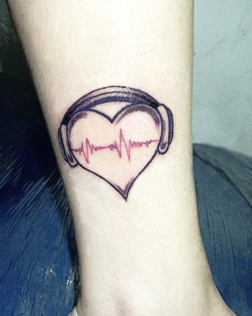 10 Best Heartbeat Music Tattoo Ideas That Will Blow Your Mind  Outsons