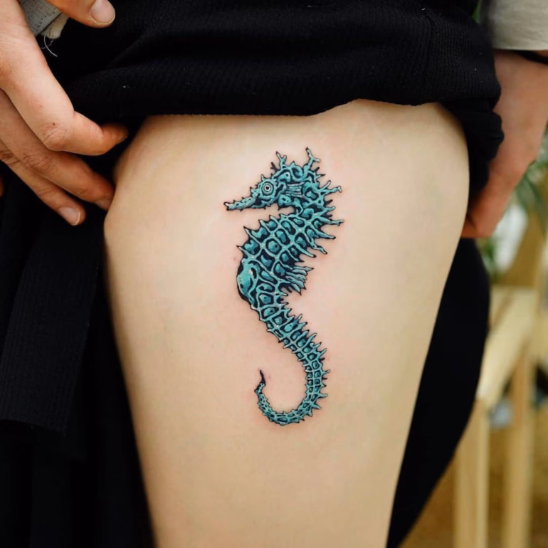 Significado de Tatuagens de Cavalo Marinho