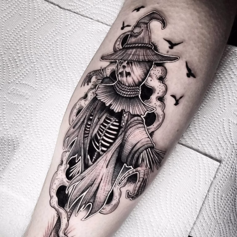 Significado de Tatuagens de espantalho