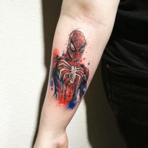 Spiderman Sleeve Tattoo  Walyou