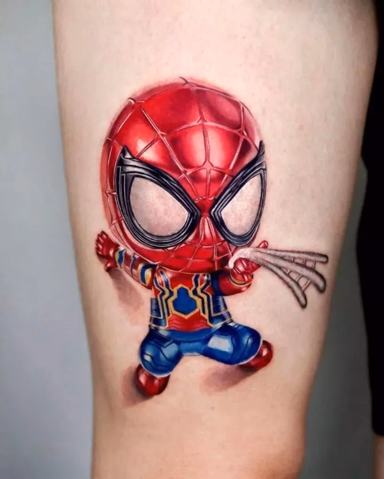 Tatuagens do Homem-Aranha