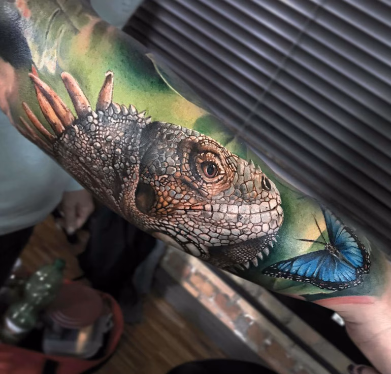 Significado de Tatuagens de Iguanas