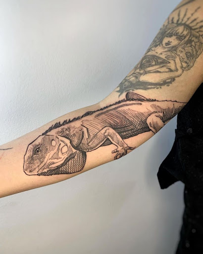 Significado de los tatuajes de iguanas | BlendUp