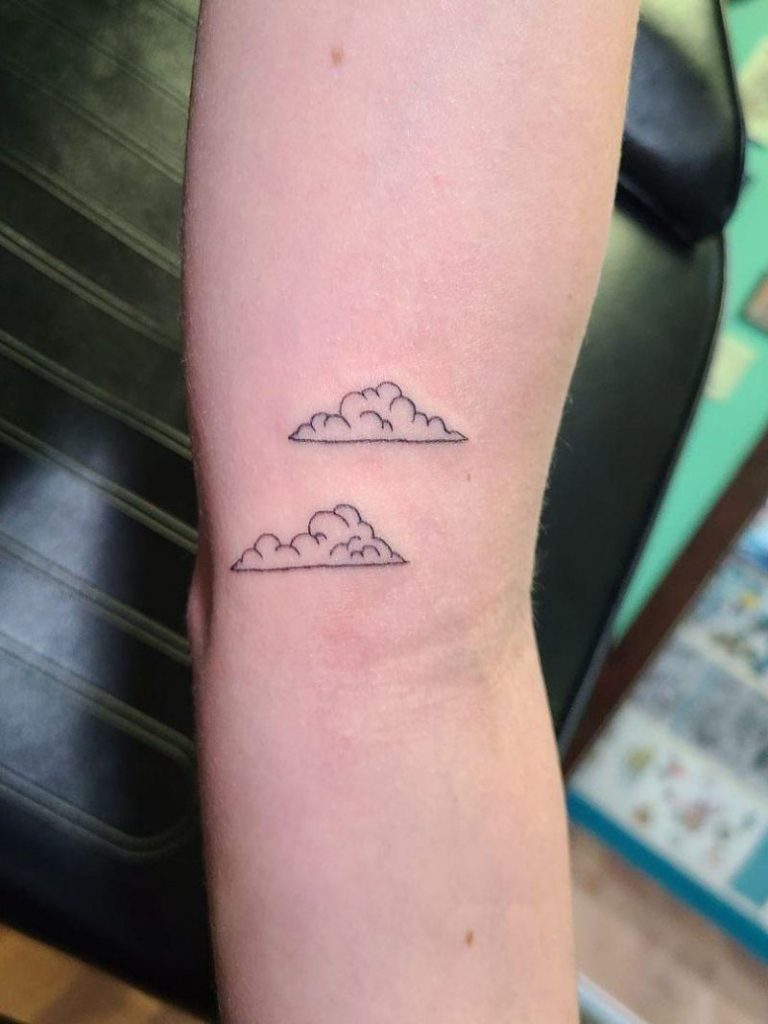 Significado de Tatuagens de Nuvens