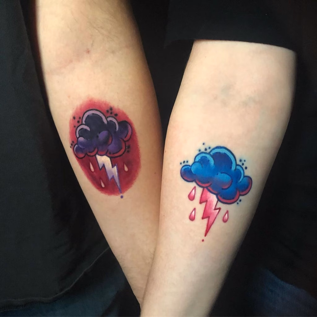 Significado de Tatuagens de Nuvens