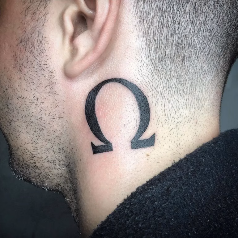 Significado de Tatuagem de Omega (letra grega)