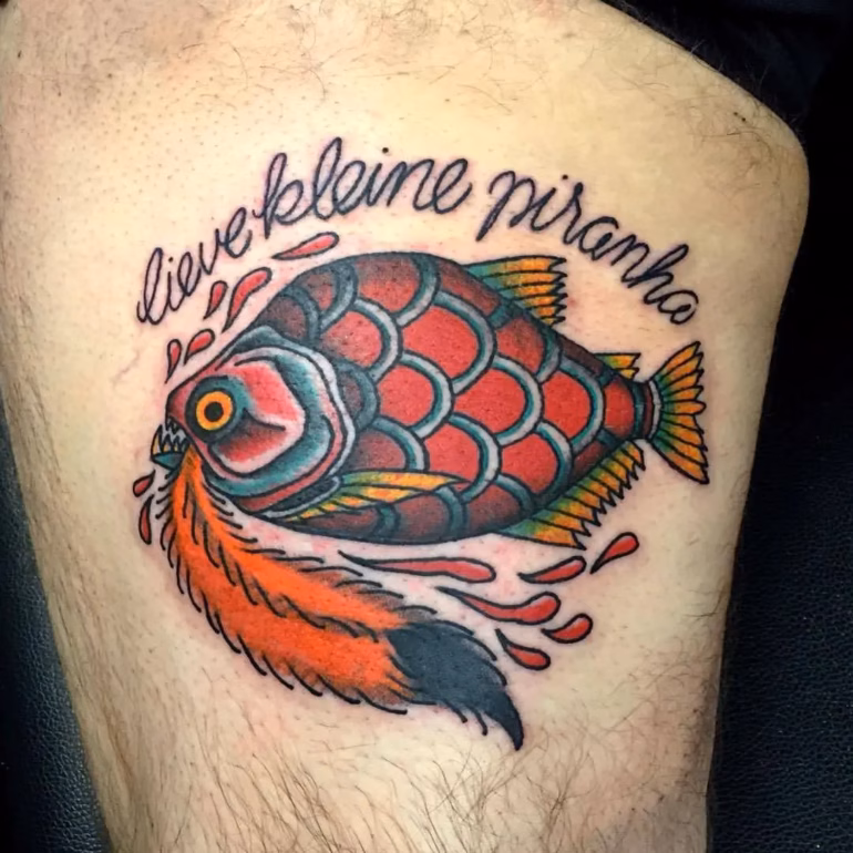 Significado de Tatuagem de Piranha