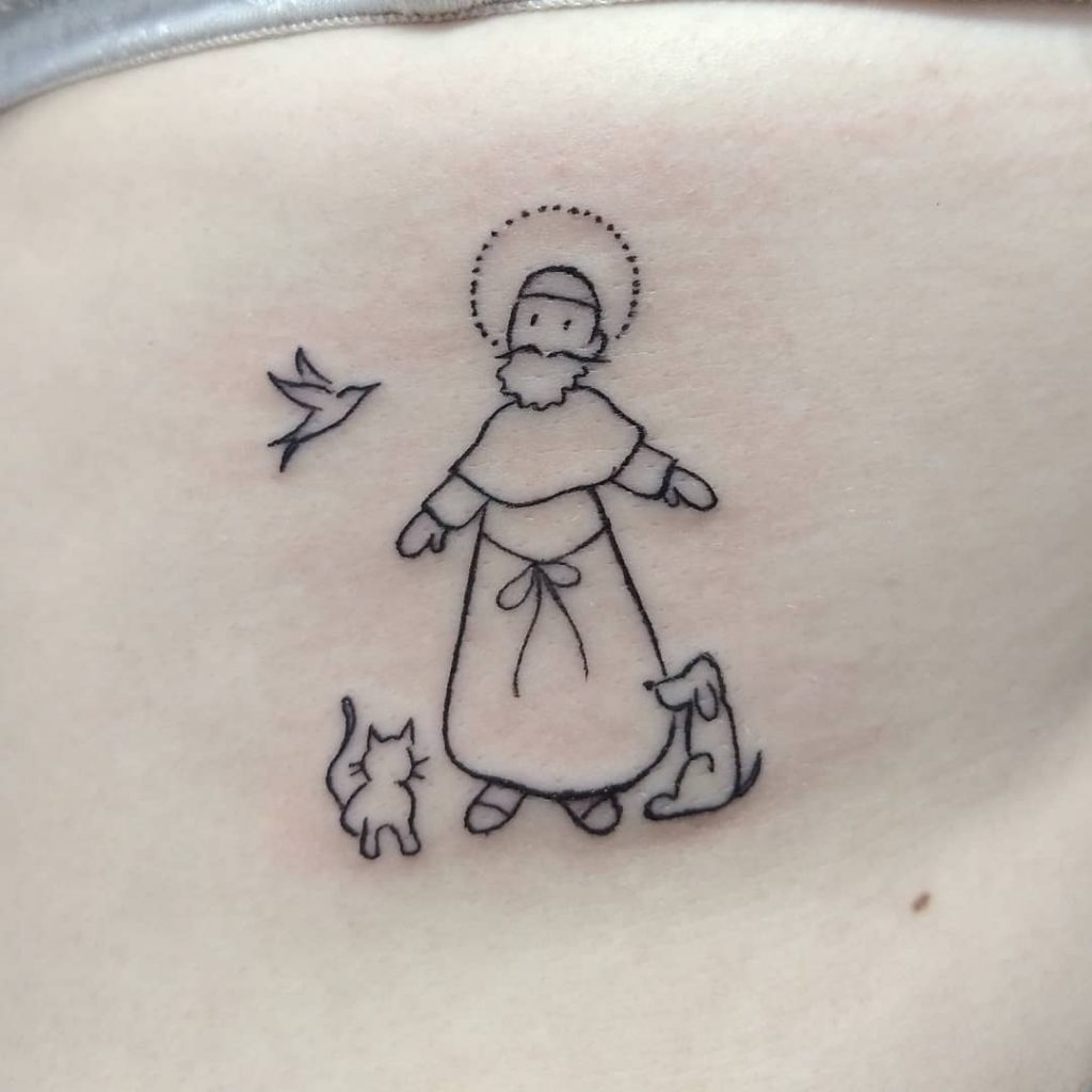 Top more than 62 st francis of assisi tattoo latest - in.cdgdbentre