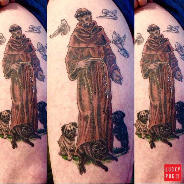 Carlos  on Instagram Very happy I got to do a custom of the saint of  the school i grew up in Saint Francis of Assisi saint of animals thank  you Erica