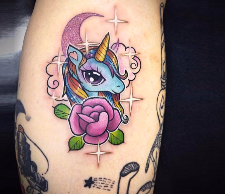 Significado de Tatuagens de Unicornio