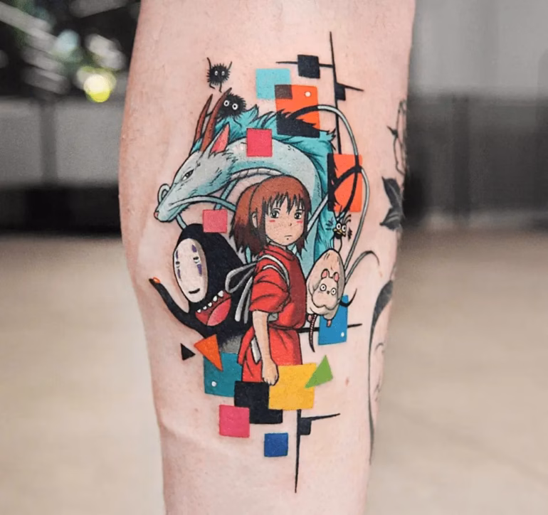 Tatuagens Viagem de Chihiro